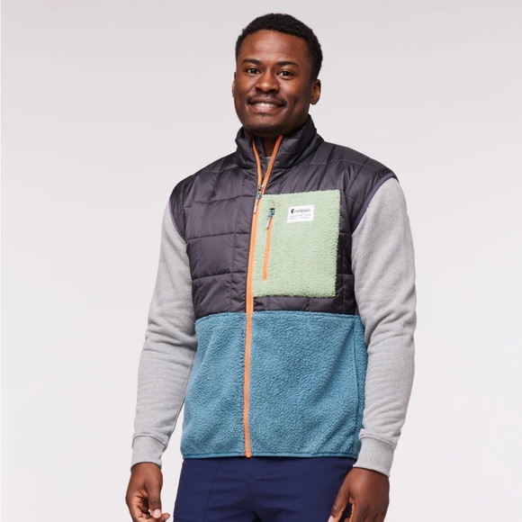 Cotopaxi Men's Medium Trico Hybrid Vest Blue Grey NWT Insulated Synthetic - Picture 6 of 7